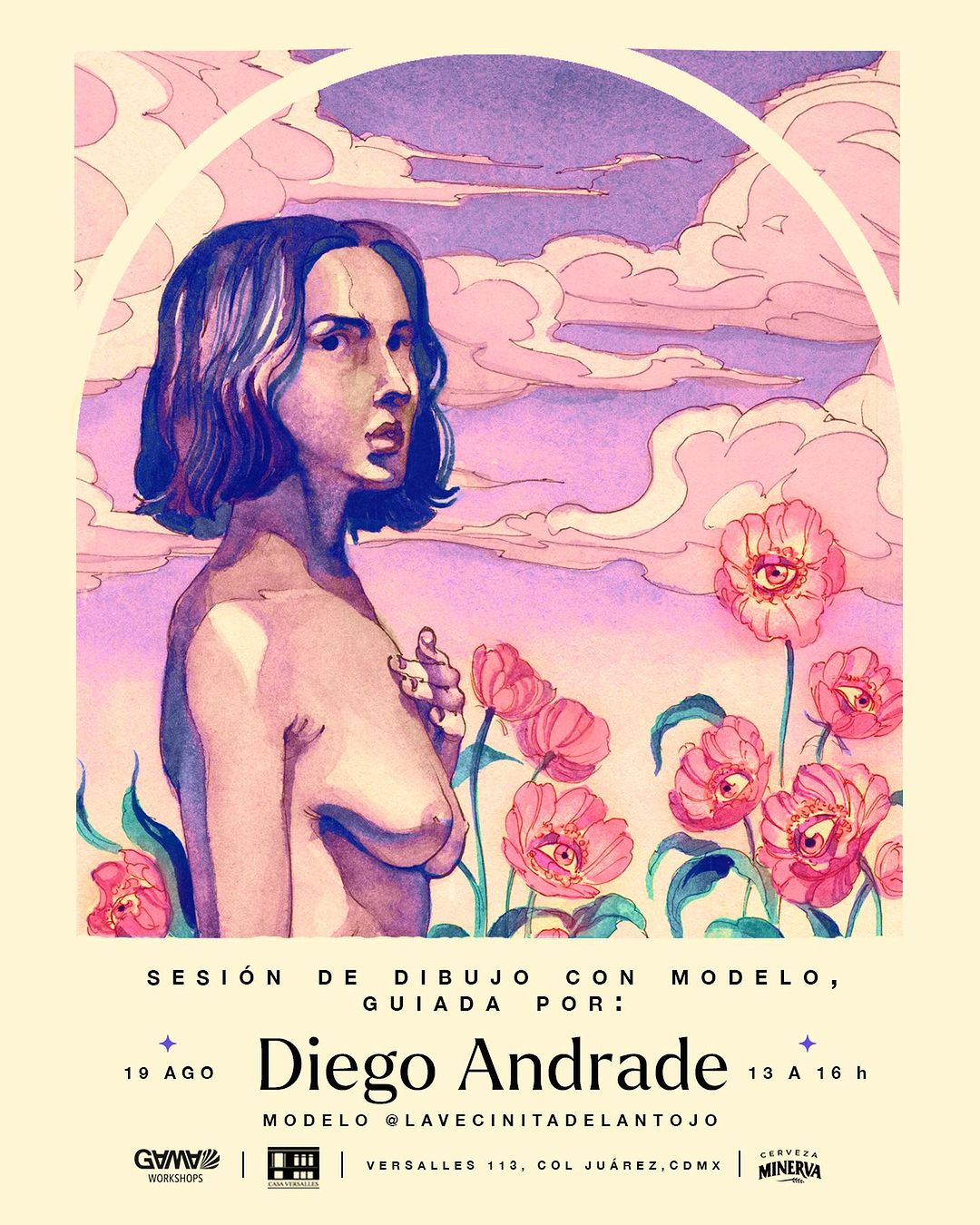 INTERPRETAR (Sesión de dibujo con modelo) x Diego Andrade