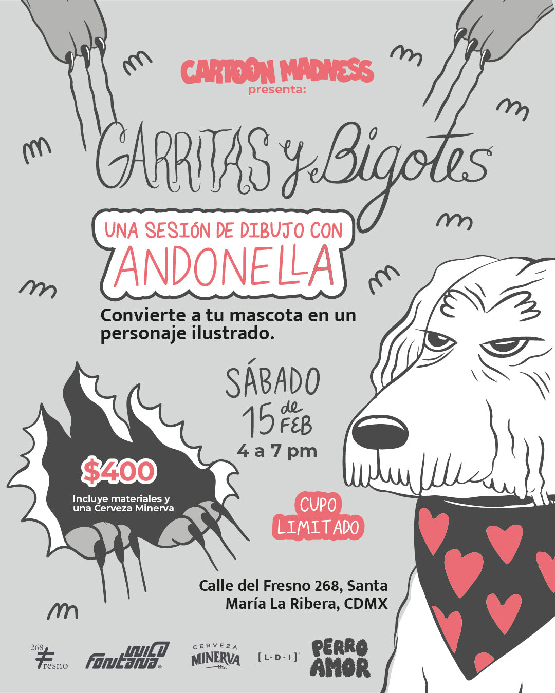 "Garritas y Bigotes" workshop x Andonella